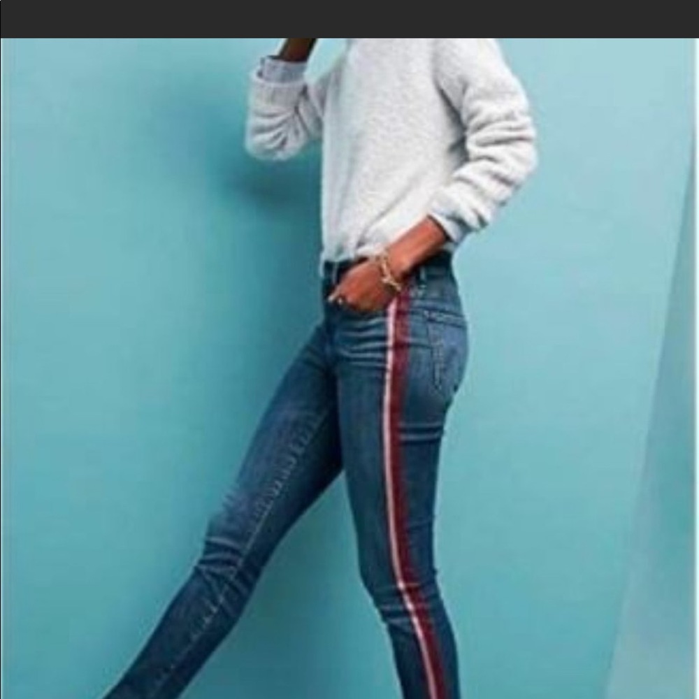 MOTHER Looker Jeans- Here Kitty Kitty Glitter